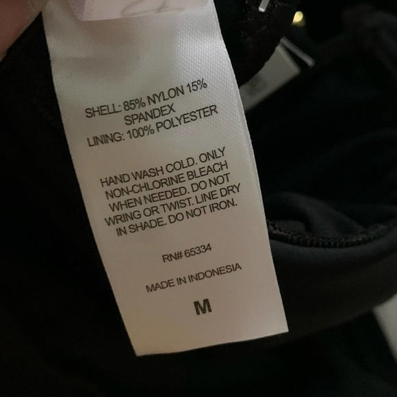 Salt + Cove ribbed halter swim top size M - Picture 2 of 6